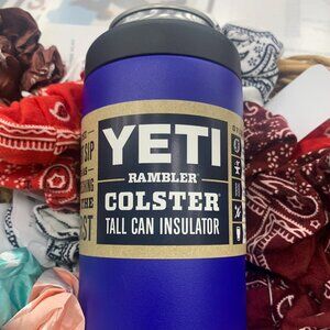 Yeti Rambler 16oz Colster® TALL Can Insulator - Offshore Blue (Disc Color) - NEW